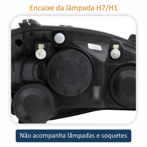 Par Faróis Chevrolet Montana 2003 2004 2005 2006 2007 2008 2009 2010 Original