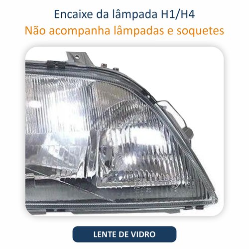 Par de Farol Gm Omega 1992 Até 1998 Original Arteb Com Auxiliar