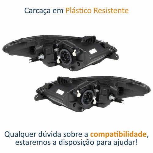 Par de Farol Gm Onix 2017 Até 2019 Original Arteb Com LED