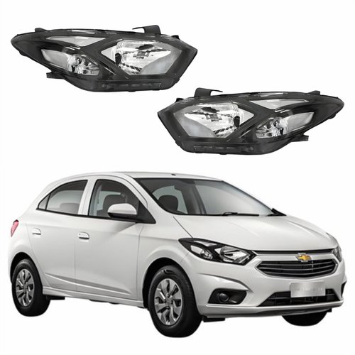 Par de Farol Gm Onix 2017 Até 2020 Original Arteb