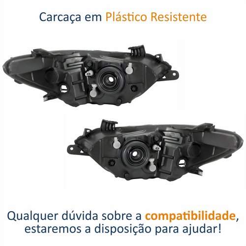 Par de Farol Gm Onix 2017 Até 2020 Original Arteb