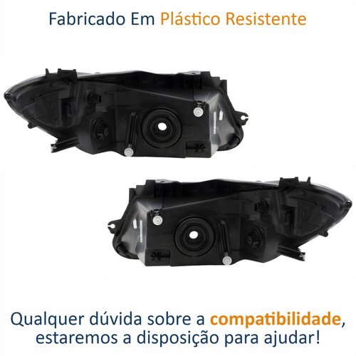 Par de Farol Gm Onix Joy 2017 até 2019 Original Arteb