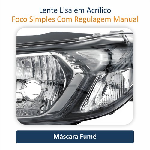Par de Farol Gm Onix Joy 2017 até 2019 Original Arteb Fumê