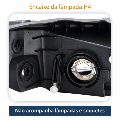 Par de Farol Gm Onix Joy 2017 até 2019 Original Arteb Fumê