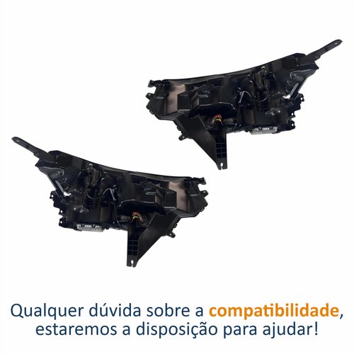 Par de Farol Gm S10 2024 2025 Com Led Com Reator Original