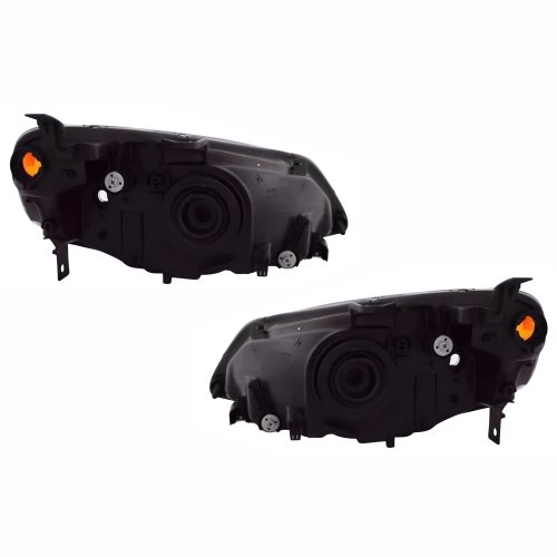 Par de Farol Honda Civic 2001 Até 2004 Com Pisca Âmbar