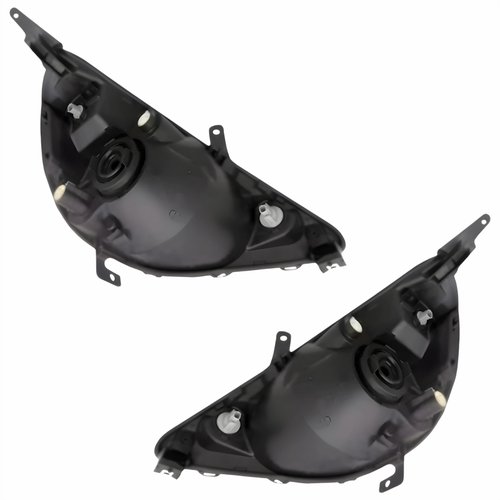 Par Farol Honda Fit 2007 2008 Máscara Cromada