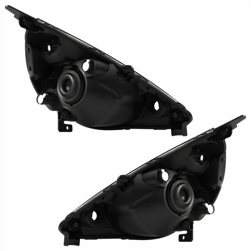 Par Farol Honda Fit 2003 Até 2008 Máscara Negra
