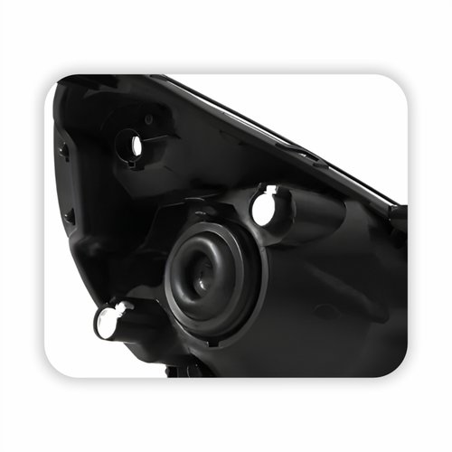 Par Farol Honda Fit 2003 Até 2008 Máscara Negra