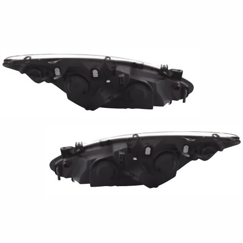 Par de Farol Peugeot 307 2007 Até 2012 Manual Cromado