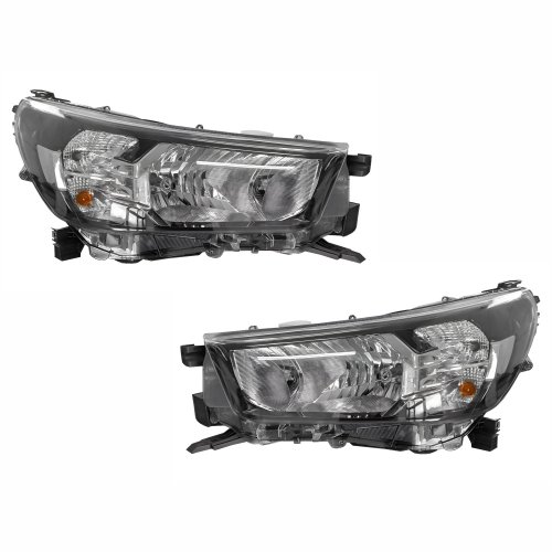 Par de Farol Toyota Hilux Srv 2021 Até 2023 Sem Led