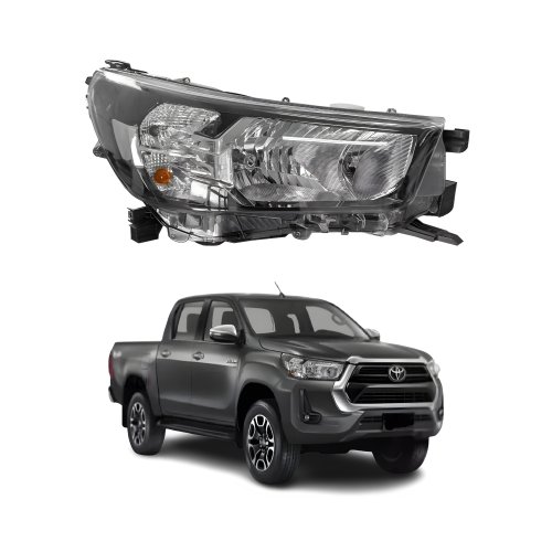 Farol Toyota Hilux Srv 2021 Até 2023 Sem Led Lado Direito Passageiro