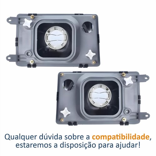 Par de Farol Vw Gol G1 1987 Até 1990 Original Arteb