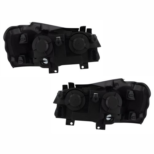 Par de Farol Vw Golf 2007 Até 2014 Máscara Cromada