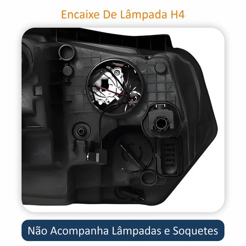 Par de Farol Vw Voyage G8 2018 Até 2023 Foco Duplo