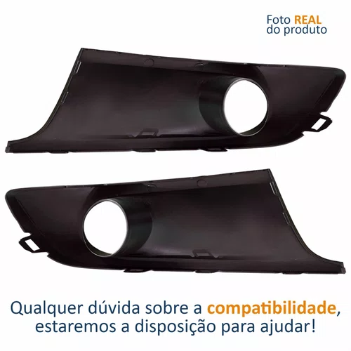 Par Grade Parachoque Vw Fox 2011 2012 2013 2014 Com Furo