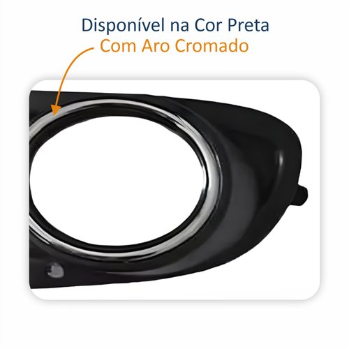 Par de Grade Parachoque Vw Jetta Variant 2011 Até 2014 Com Furo