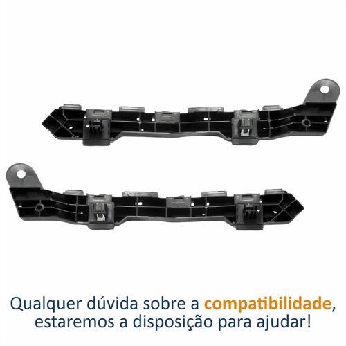 Par de Guia Parachoque Dianteiro Honda Hrv 2023 Até 2025