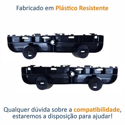 Par de Guia Parachoque Nissan Frontier 2015 Até 2021
