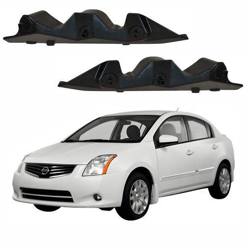 Par de Guia Parachoque Nissan Sentra 2008 Até 2013