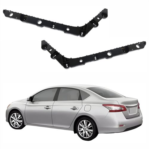 Par de Guia Parachoque Traseiro Nissan Sentra 2014 Até 2016