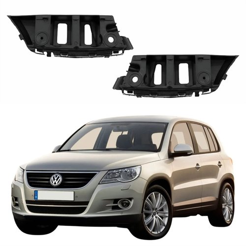 Par de Guia Parachoque Vw Tiguan 2008 Até 2012
