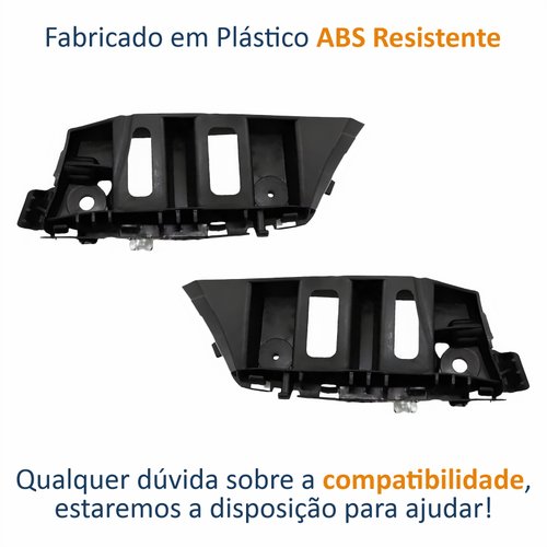 Par de Guia Parachoque Vw Tiguan 2008 Até 2012