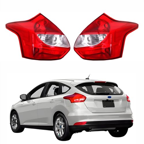 Par de Lanterna Ford Focus Hatch 2013 Até 2015