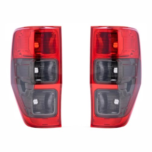 Par de Lanterna Ford Ranger 2013 Até 2018 Bicolor Fumê