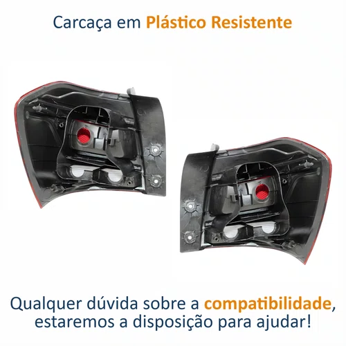Par de Lanterna Gm Cobalt 2016 Até 2019 Canto Bicolor Cristal