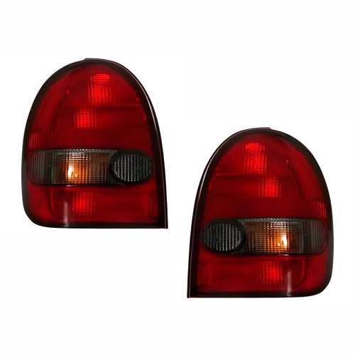 Par de Lanterna Gm Corsa 1994 Até 1999 Fumê 2 Portas
