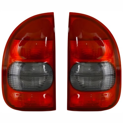 Par de Lanterna Gm Corsa Hatch 2000 Até 2003 Fumê 04 Portas