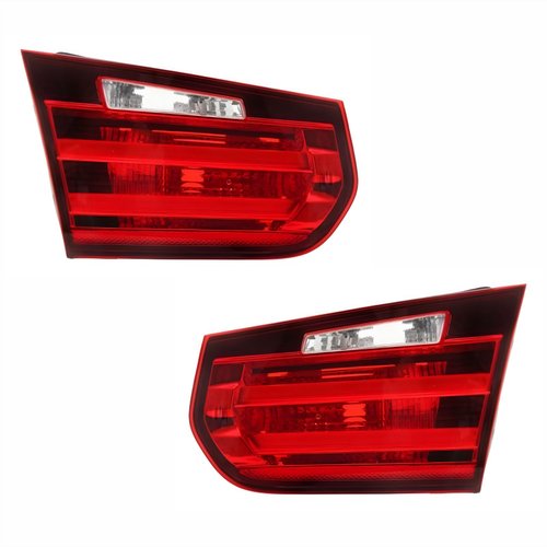 Par de Lanterna Traseira Bmw Sedan Série 3 320i 325i 328i 2013 Até 2016 Com Led Tampa