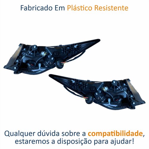 Par de Lanterna Traseira Byd Dolphin 2023 2024 Com Led