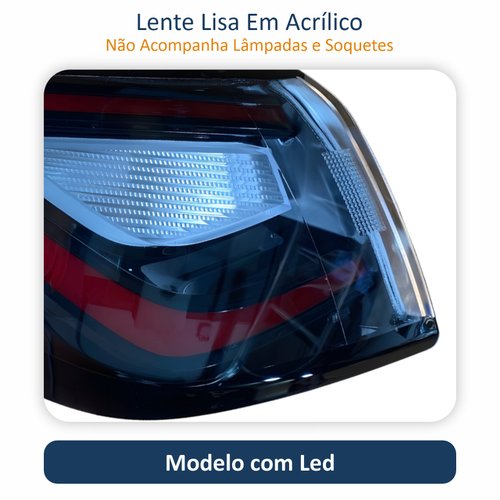 Par de Lanterna Traseira Byd Dolphin 2023 2024 Com Led
