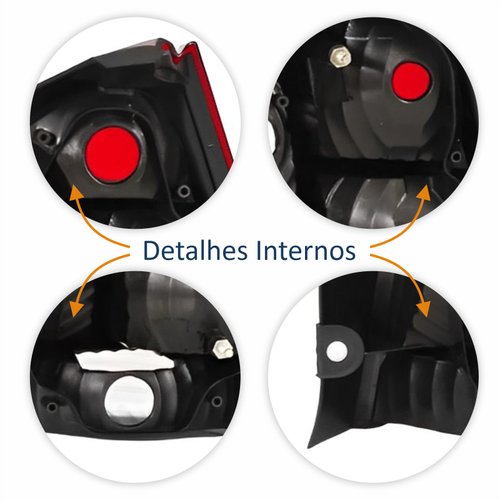 Par de Lanterna Traseira Fiat Palio G3 2004 Até 2016
