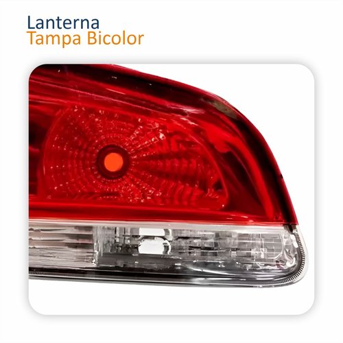Par Lanterna Traseira Fiat Siena G4 2008 Até 2013 Tampa Bicolor
