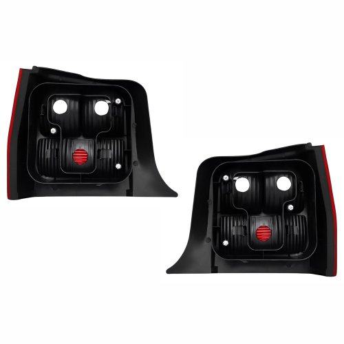 Par de Lanterna Traseira Fiat Uno 2004 Até 2011 Bicolor Cristal