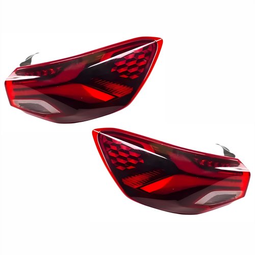 Par de Lanterna Traseira Gm Onix Sedan 2020 Até 2023 Canto Com Led
