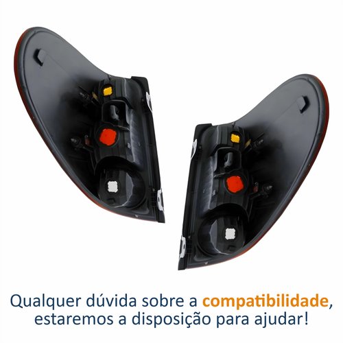 Par Lanternas Traseira Mitsubishi L200 Triton 2008 2009 2010 2011 2012 2013 2014 2015 2016 2017