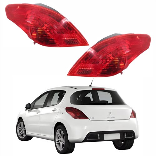 Par de Lanterna Traseira Peugeot 308 Hatch 2011 Até 2015