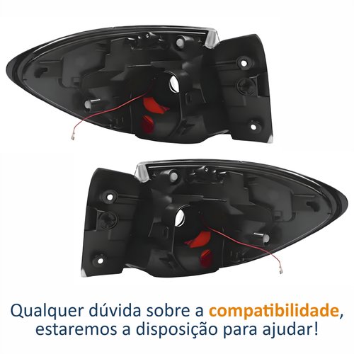 Par de Lanterna Traseira Renault Captur 2017 Até 2024 Canto Com Led