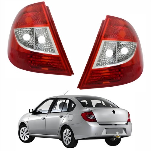 Par de Lanterna Traseira Renault Symbol 2009 Até 2013