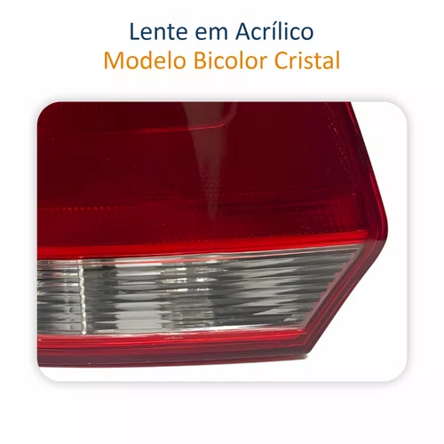 Par de Lanterna Traseira Vw Gol G6 2013 Até 2016 Encaixe Hella