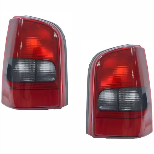 Par de Lanterna Traseira Vw Parati G2 Bola 1995 Até 1999 Fumê