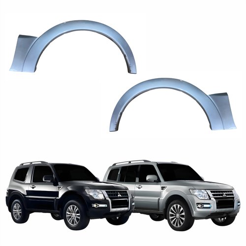 Par de Moldura Dianteira Paralama Mitsubishi Pajero Full 2008 Até 2019