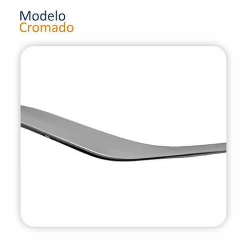 Par Moldura Grade Para-choque Fiat Cronos 2018 Até 2023 Inferior Cromado