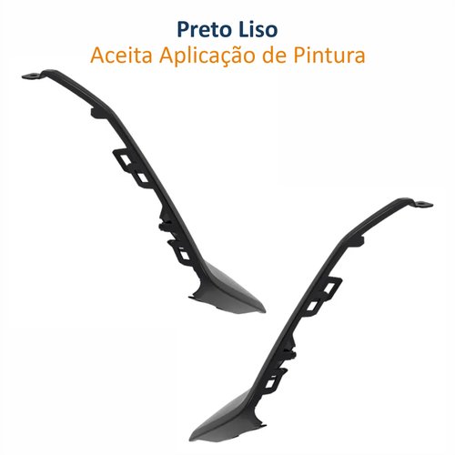 Par de Moldura Inferior Parachoque Dianteiro BYD Dolphin 2023 2024
