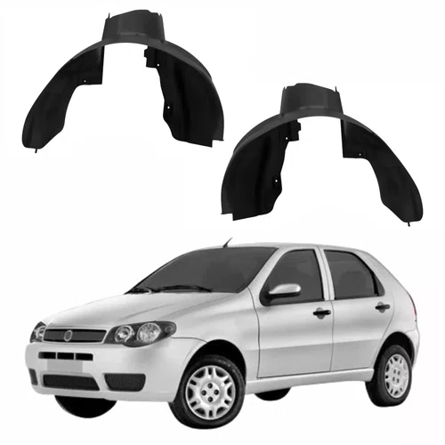 Par de Parabarro Dianteiro Fiat Palio G3 2004 Até 2014