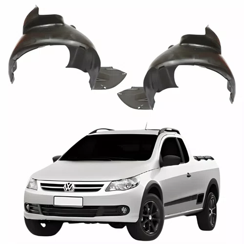 Par de Parabarro Dianteiro Vw Saveiro G5 2008 Até 2013 